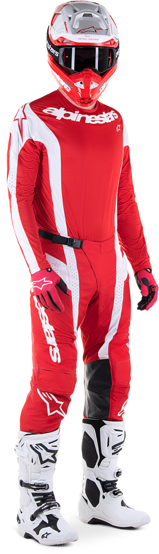 Alpinestars Techstar Arch Motocross Jersey rot M Abbildung 3