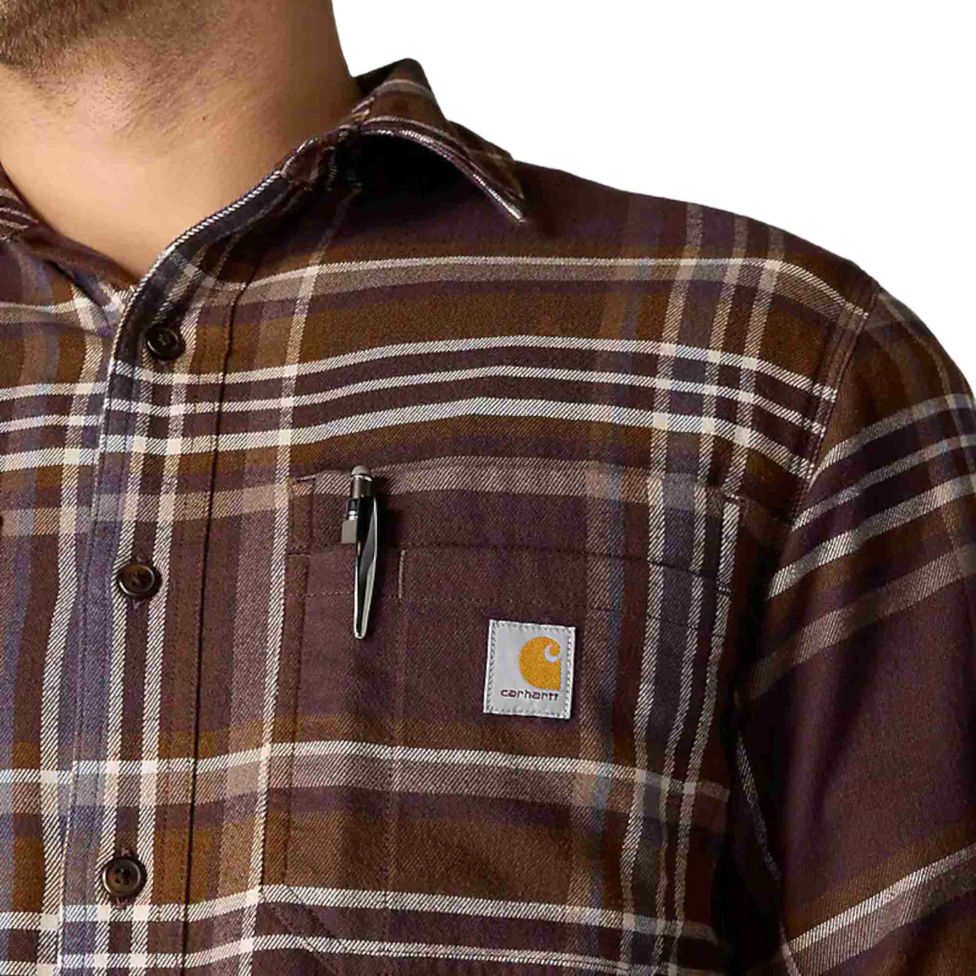 Carhartt Rugged Flex Fannel Hemd dunkelviolett 3