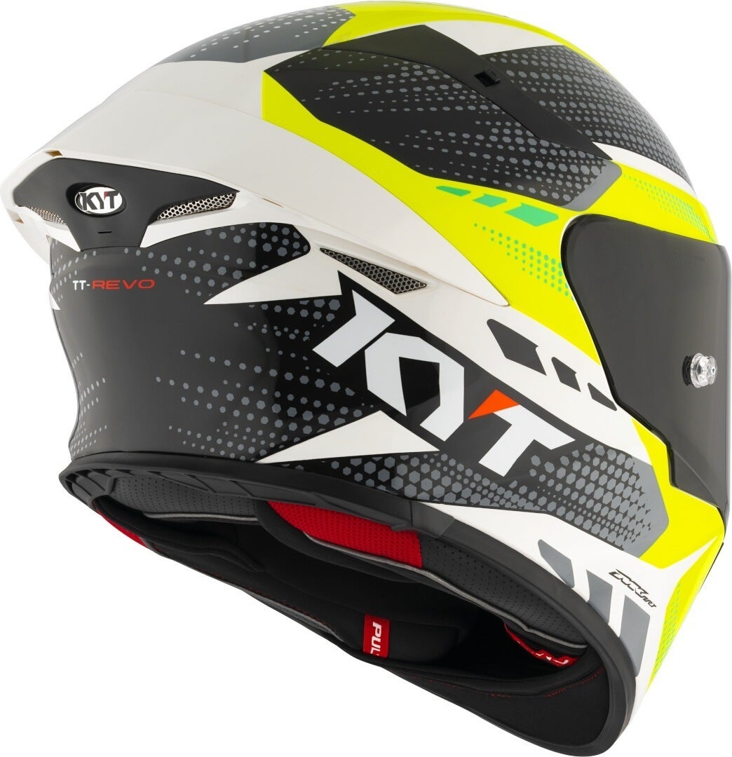 KYT TT-Revo Gear Hjelm sort/gul L (59/60) Figur 6