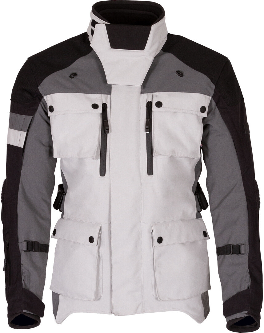 Merlin Solitude D3O Motorcycle Textile Jacket black/white/grey XXL Figure 3