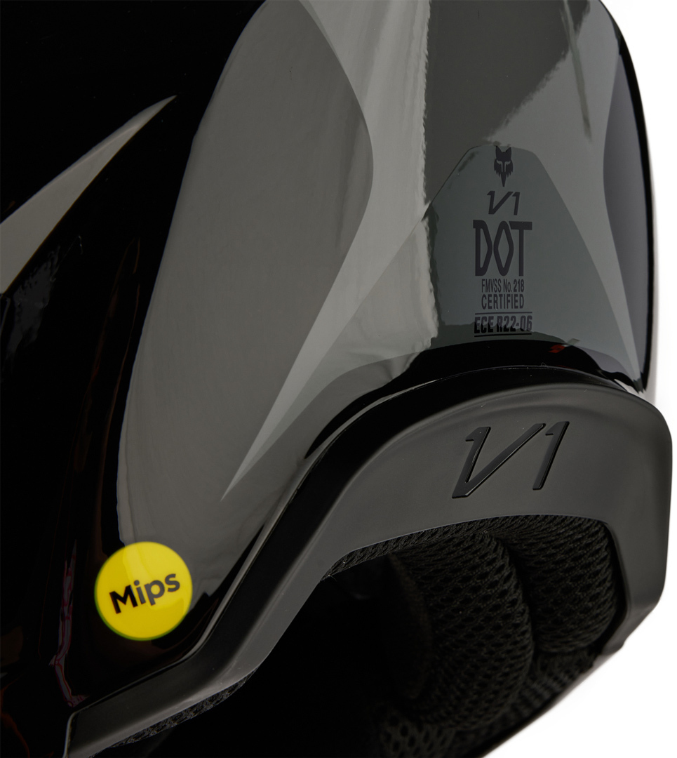 FOX V1 Nitro MIPS Motokrosová přilba Černá/šedá M (57/58) Obrázek 2