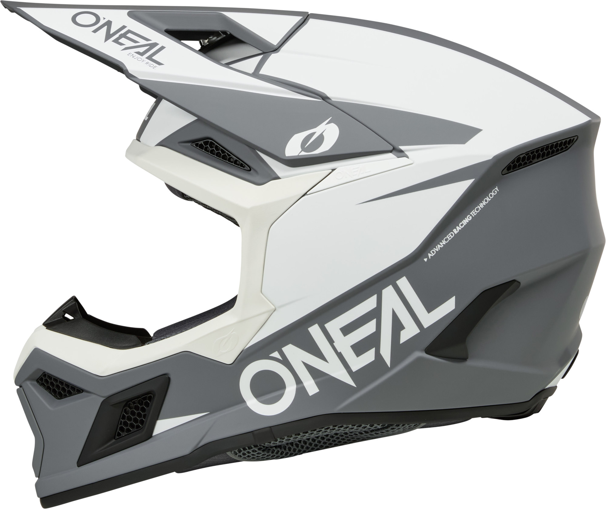 Oneal 3SRS Cască de motocross Alb/Negru S (55/56) Figura 5