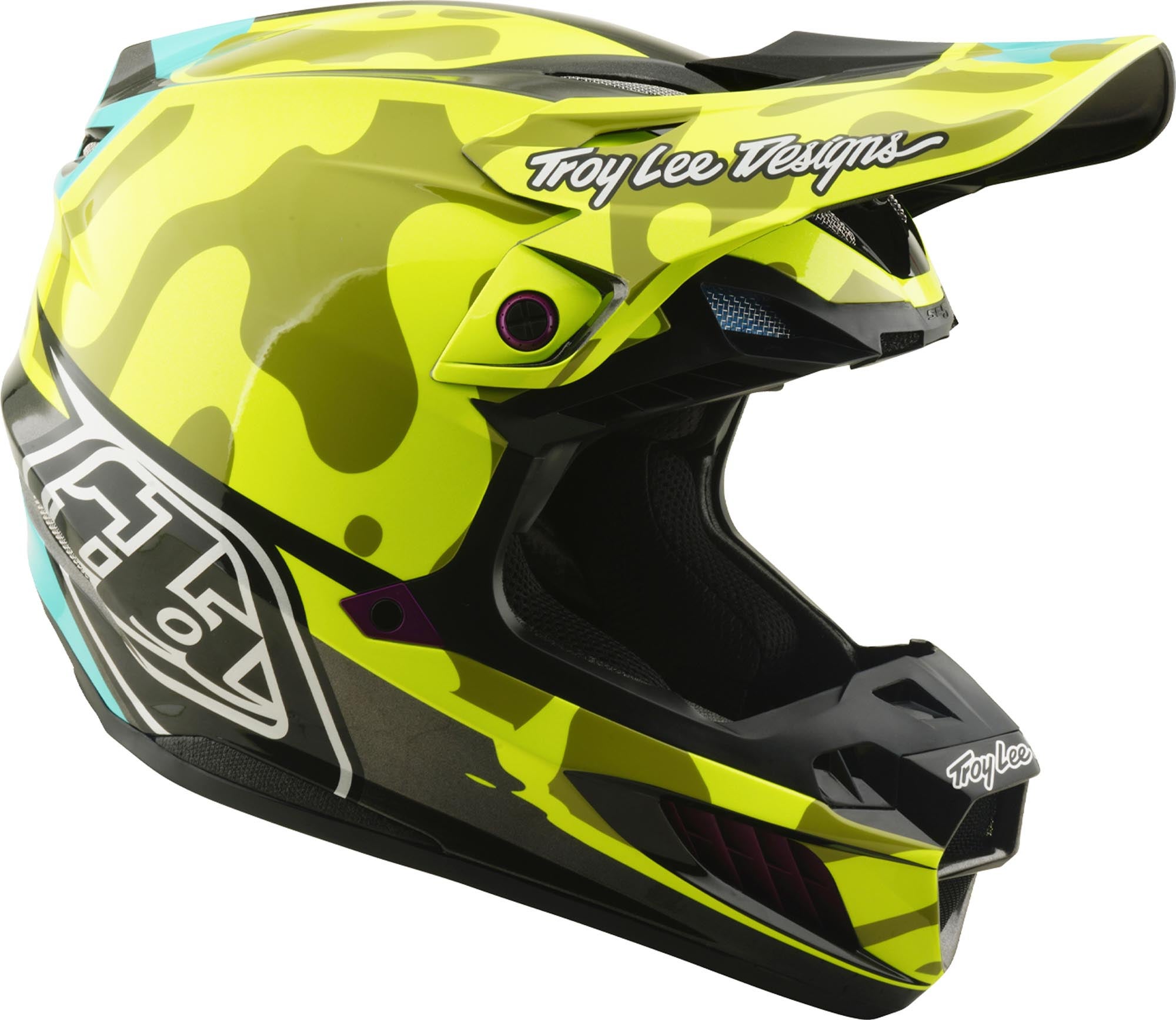 Troy Lee Designs SE5 Composite MIPS Myth Motocrosshelm neongeel XXL (62/63) Figuur 2