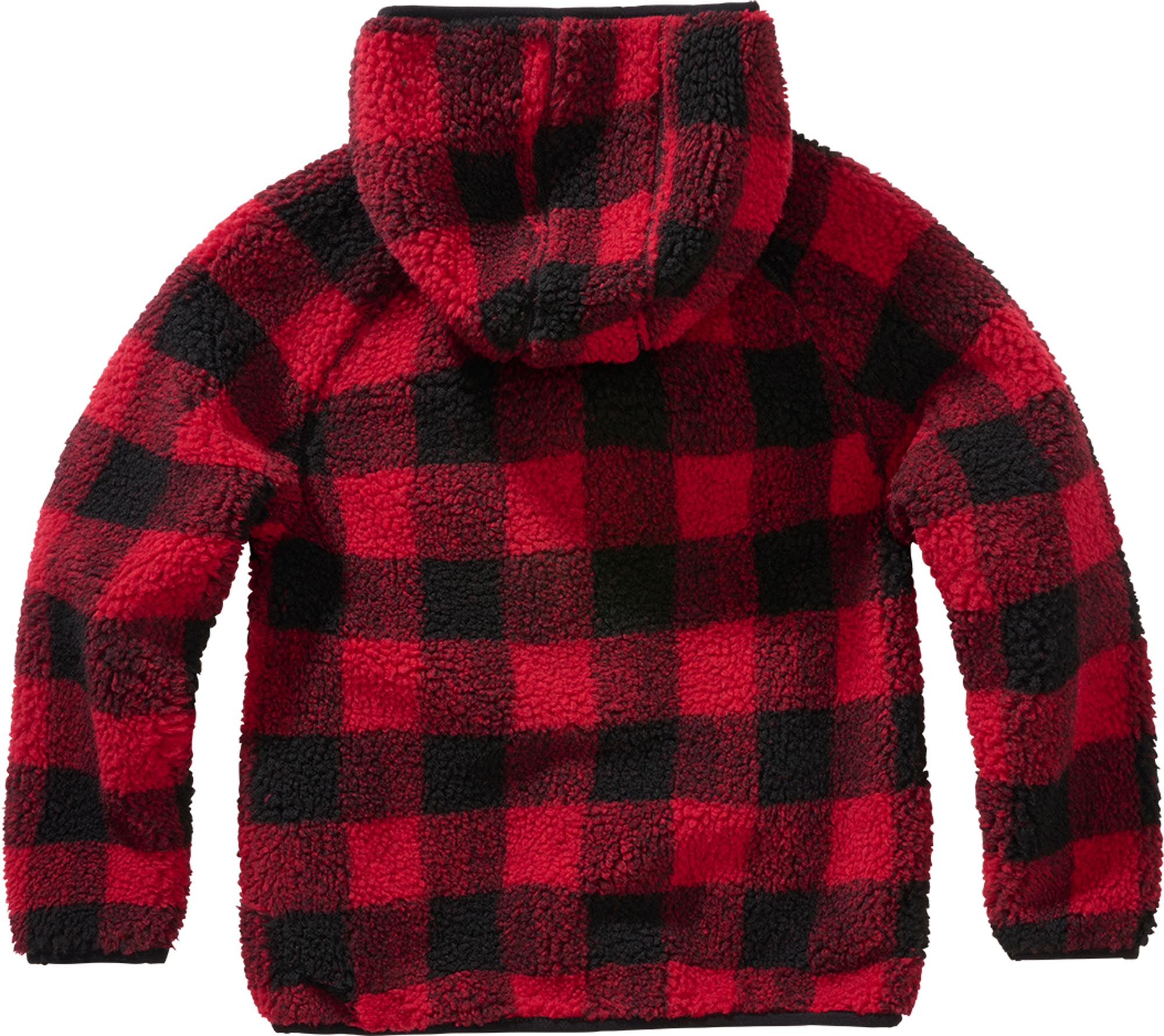 Brandit Teddyfleece Hodded Giacca per bambini rosso/nero 170-176 Figura 2