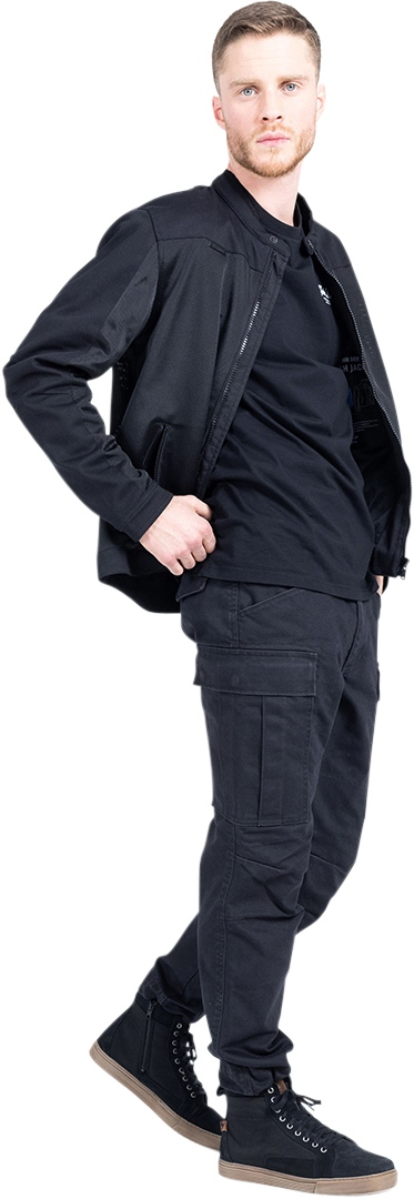John Doe Aero Mesh Black perforated Motorcycle Textile Jacket S Figure 14