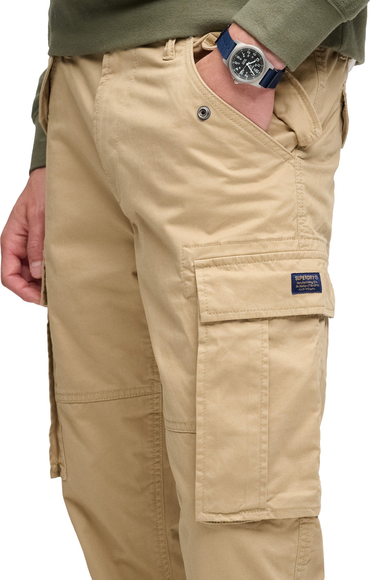 Superdry & Co Slim Taper Cargo Pants beige 30/32 Figure 4