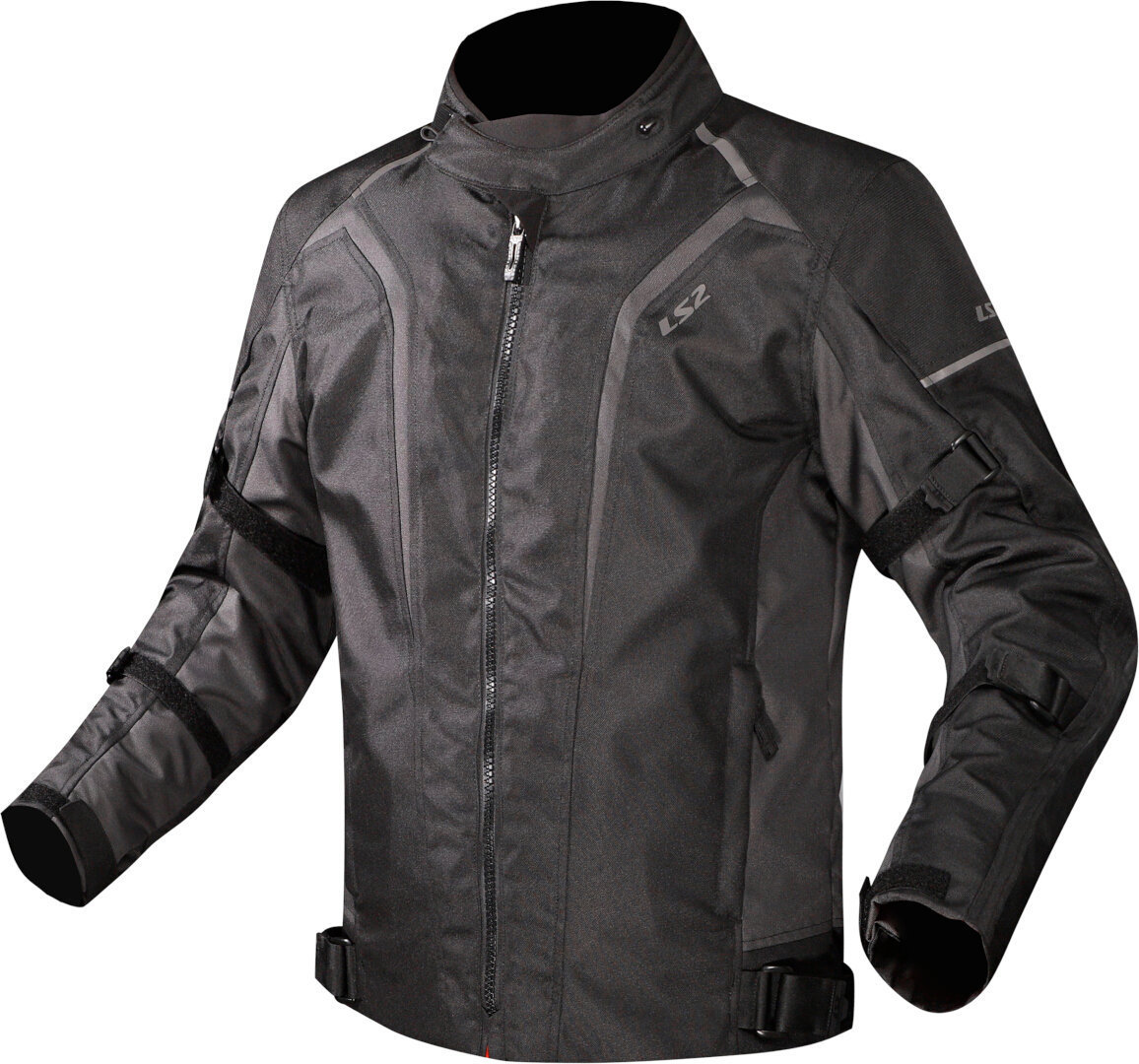 LS2 Sepang Veste textile de moto imperméable noir/gris foncé 3XL Figure 1