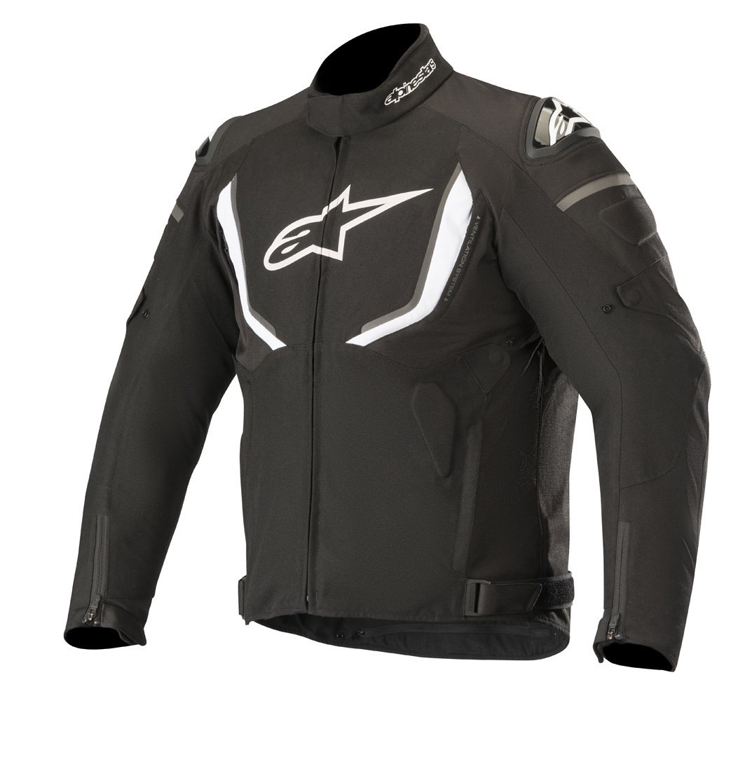 Alpinestars T-GP R v2 방수 오토바이 섬유 재킷 흑백 XL 그림 1