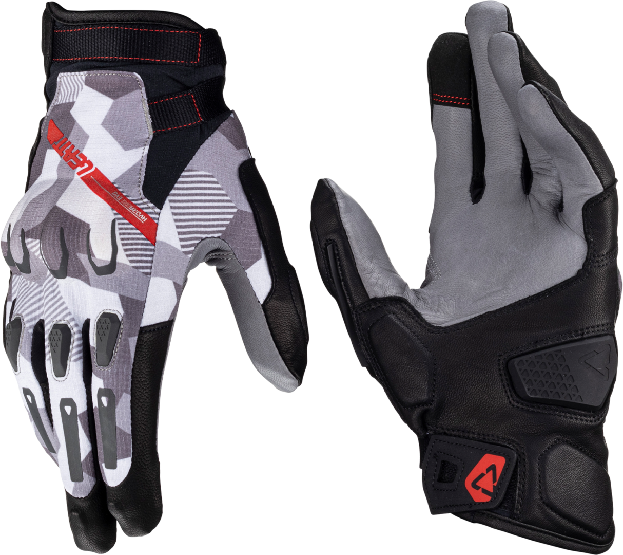 Leatt ADV HydraDri 7.5 Steel Short Guantes de moto impermeables