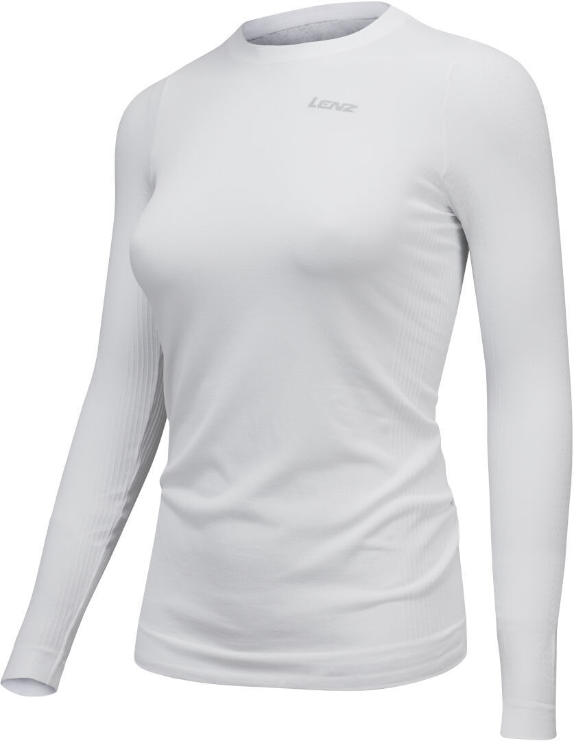 Lenz 1.0 Women Longsleeve Functioneel overhemd Wit M/L Figuur 1