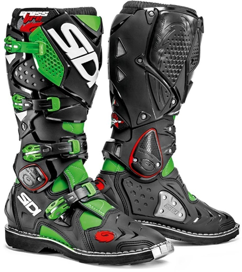 Sidi Crossfire 2 Bottes Motocross Vert/Noir 43 Figure 1