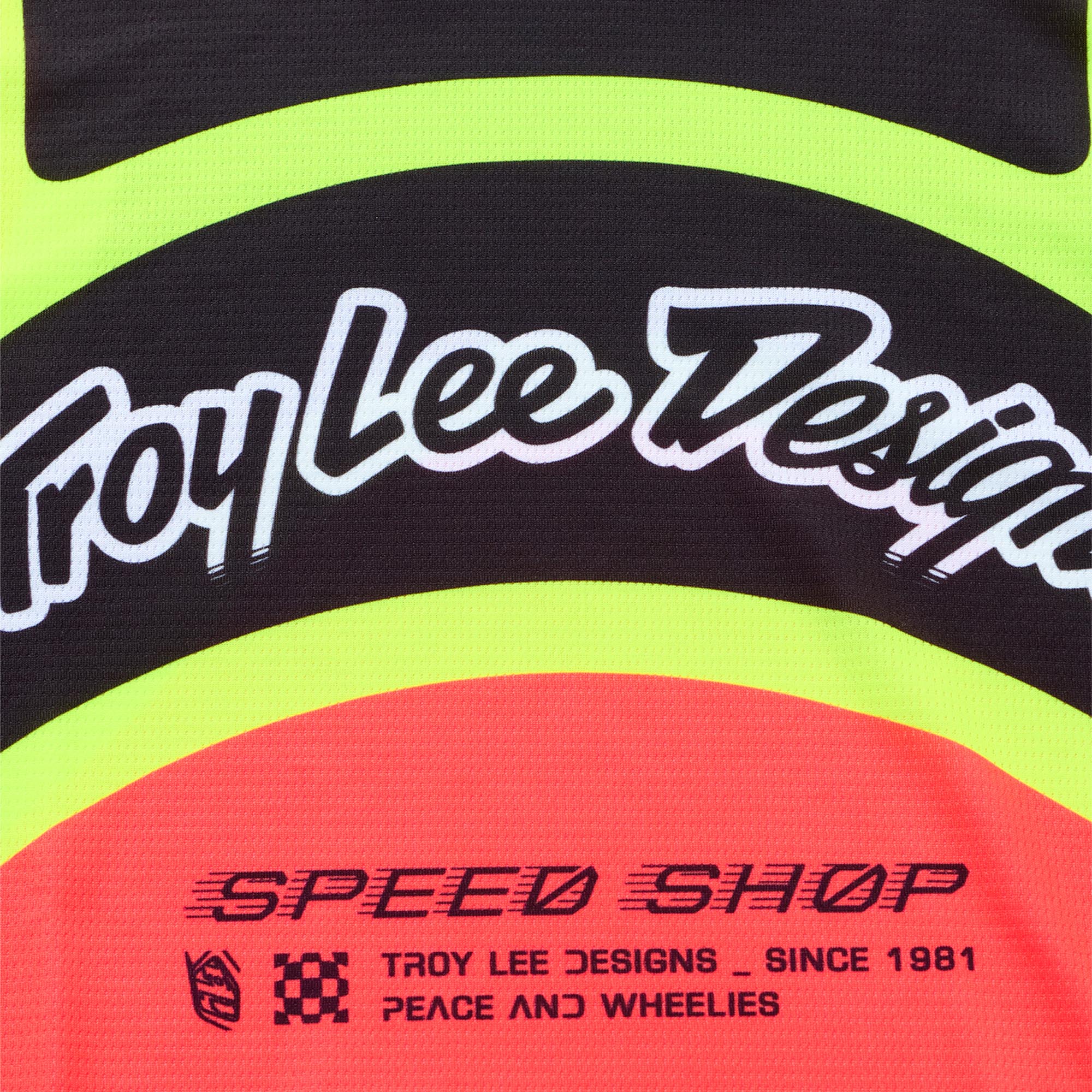 Troy Lee Designs GP Pro Swerve Motocross Jersey rot/gelb 2XL Abbildung 3