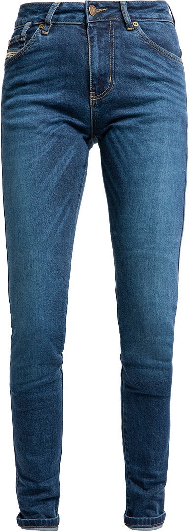 John Doe Luna High Mono Dames Motorcycle Jeans Blue Stone Wash 31 L32 Figuur 2