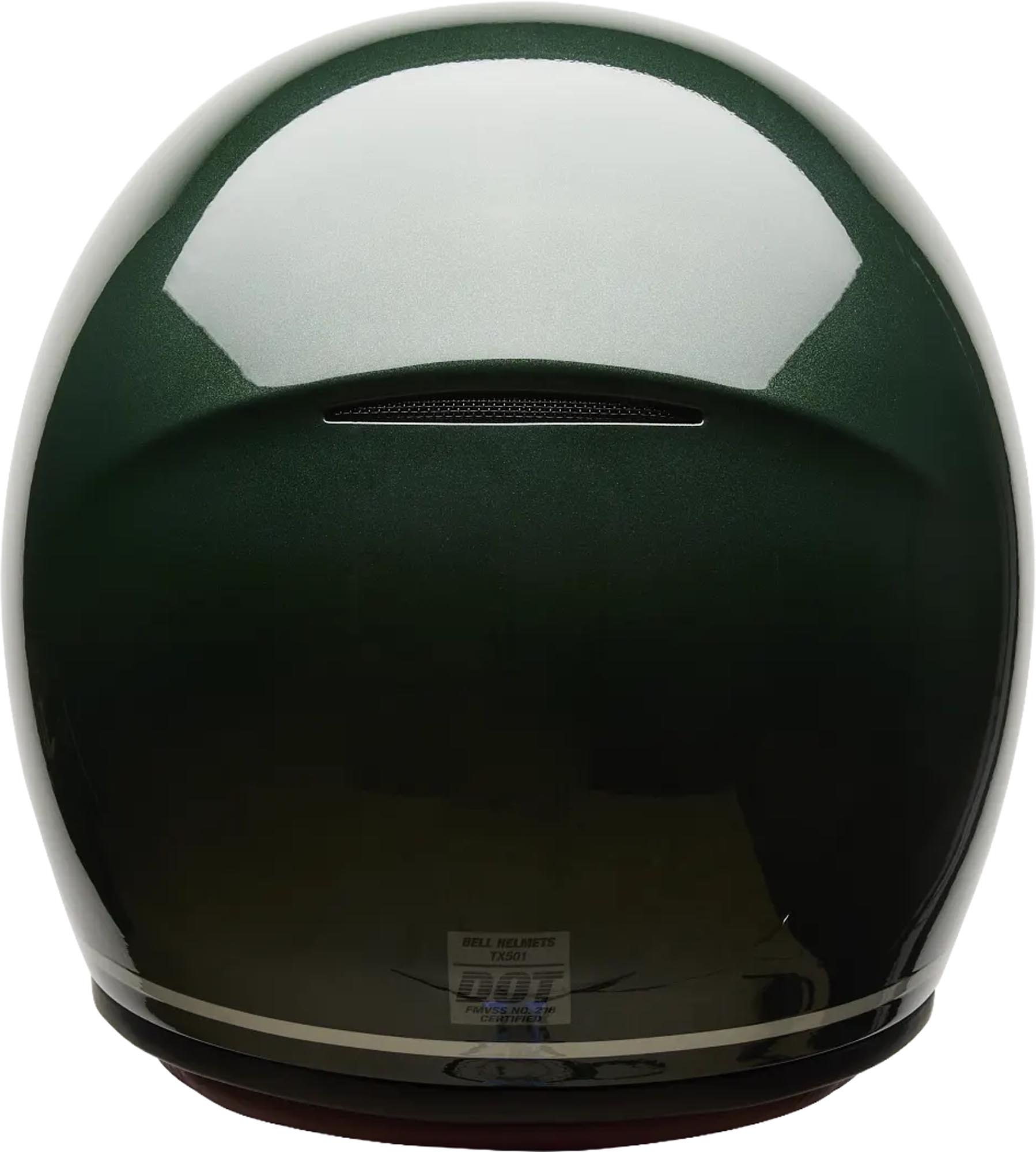 Bell TX501 Classic Gloss Jet čelada temno zelena L (59/60) Slika 8