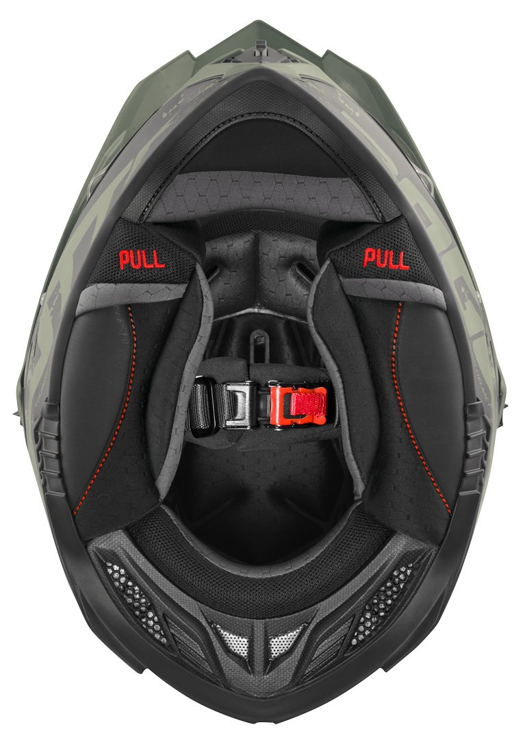 Bogotto FG-601 Duo Glasvezel Enduro Helm Green Matt XL Figuur 11
