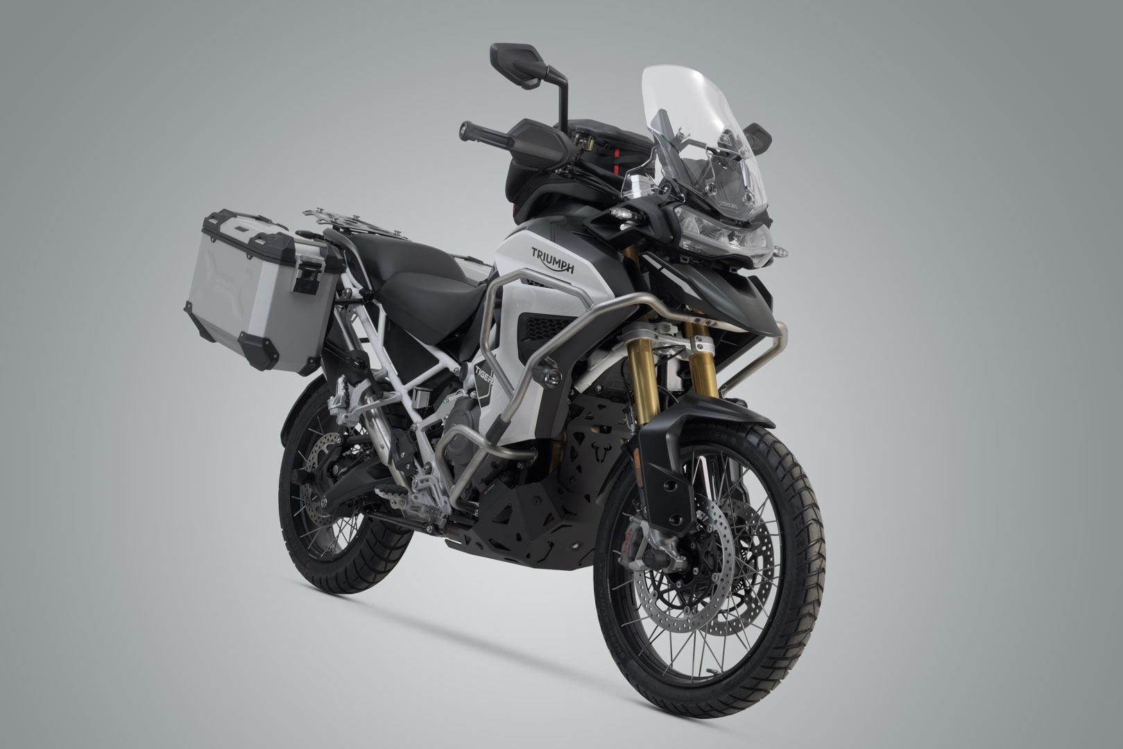 Sistem de carcasă din aluminiu SW-Motech TRAX ADV - Argintiu. 45/37L. Tiger 1200 Rally / GT Explorer. Figura 2