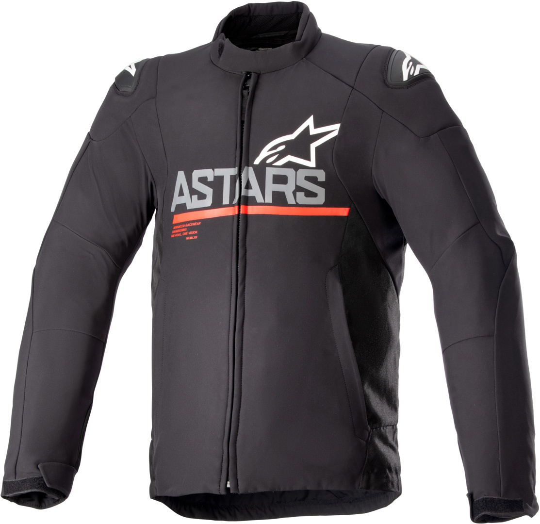 Alpinestars Men's Black/Grey/Red Smx Waterproof Motorcycle Textile Jacket
