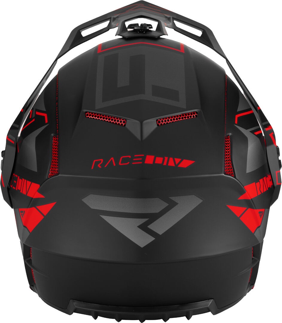 FXR Clutch X Evo Snowmobile Helmet black matt/red L (58/60) Figure 5
