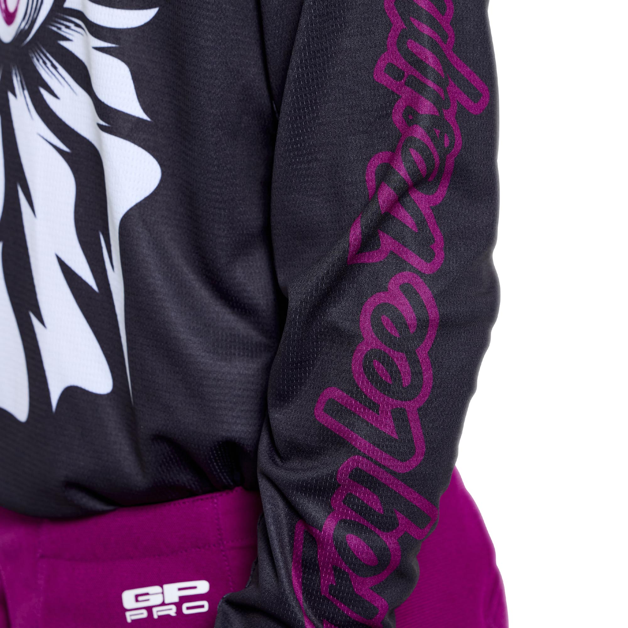 Troy Lee Designs GP Pro Cyclops Ungdoms motocrosstrøje Sort S Figur 9