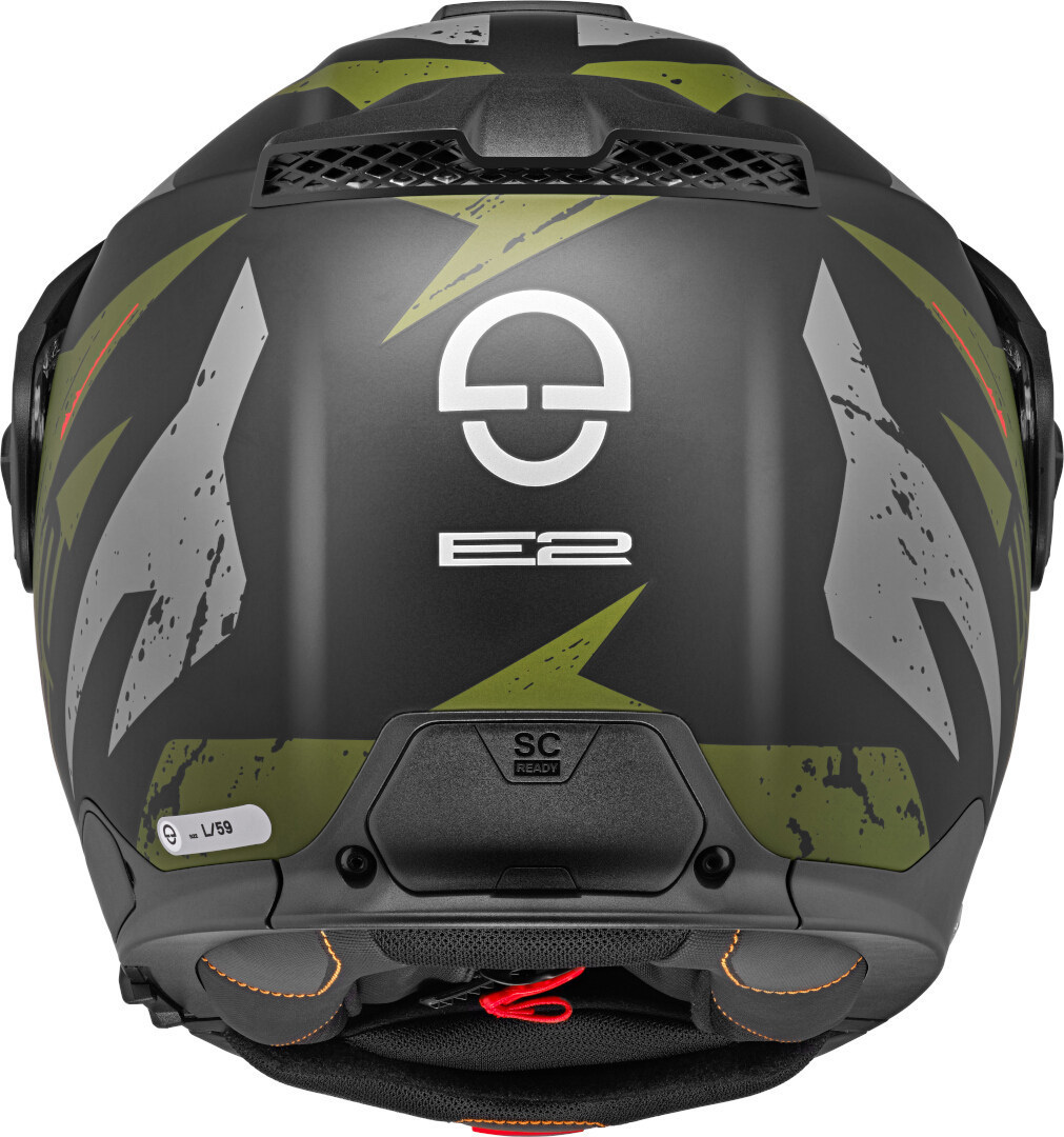 Schuberth E2 Explorer Klapphelm schwarz matt/grün XXL (63) Abbildung 7