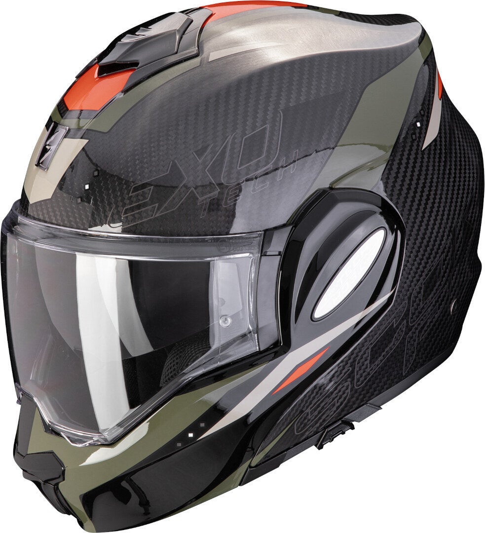 Scorpion Exo-Tech Evo Carbon Rover Casco nero/verde XXL (62/63) Figura 1