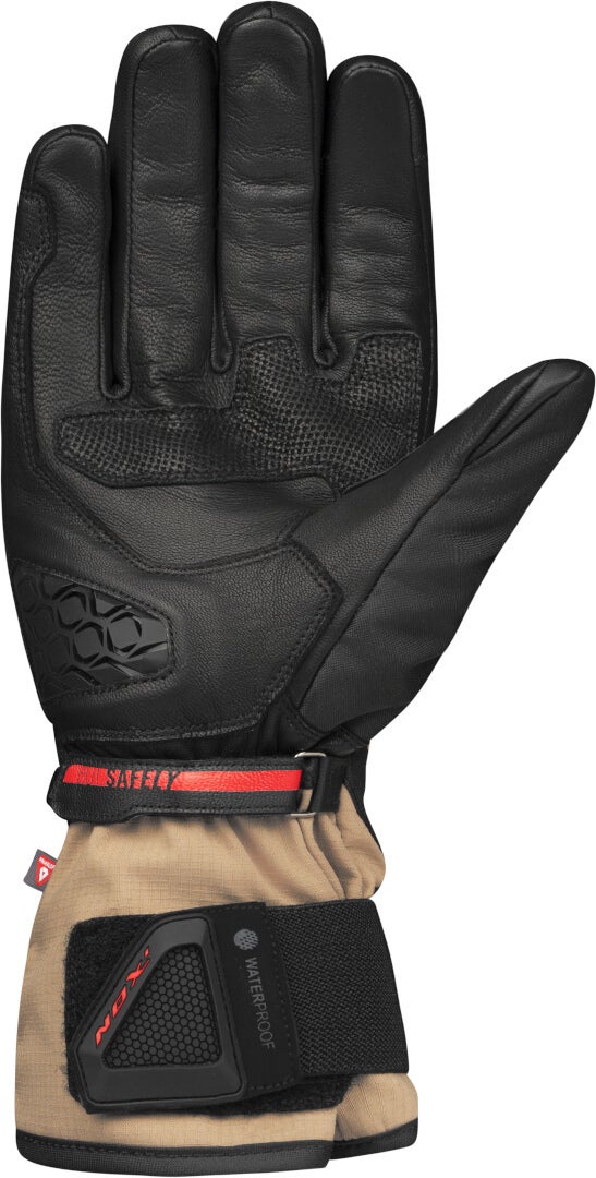 Ixon Pro Ragnar Vandtætte vintermotorcykelhandsker Sort/sand M Figur 2