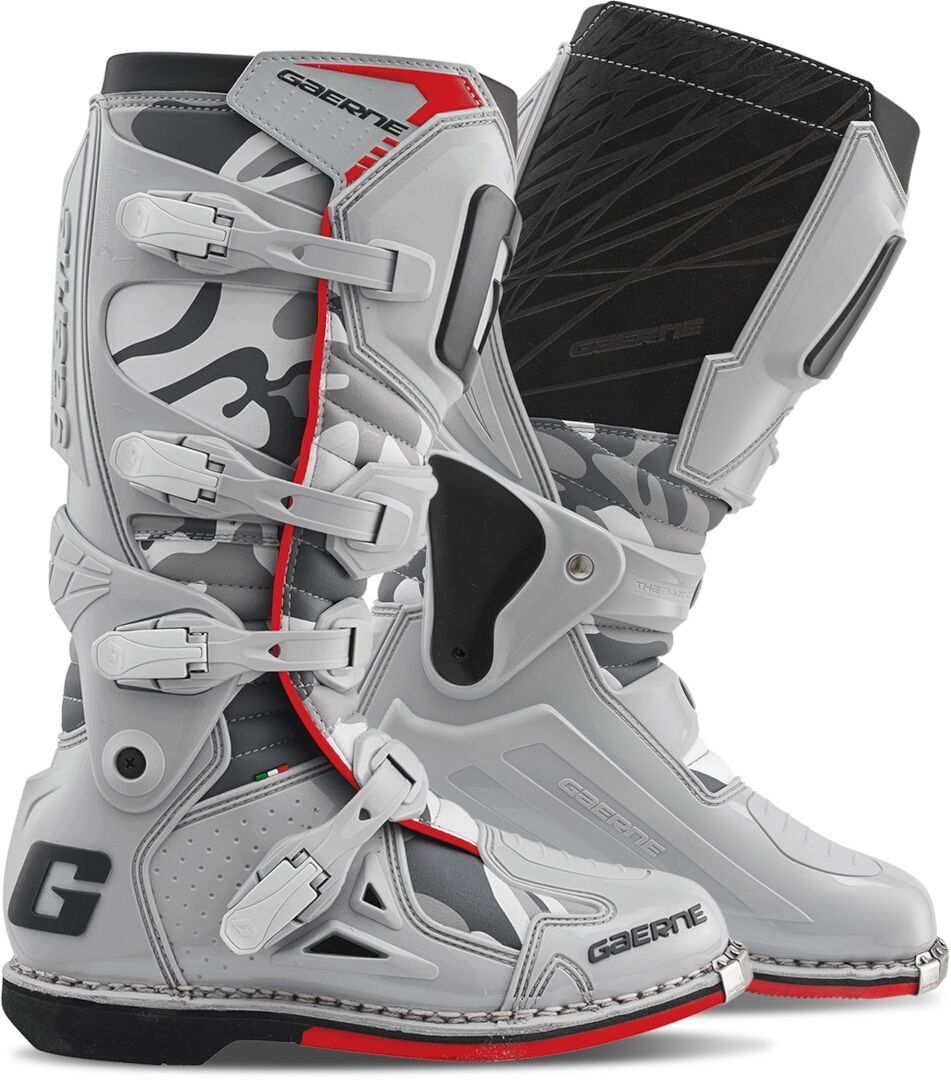 Gaerne Fastback Endurance Motocross Stiefel hellgrau/dunkelgrau 45 Abbildung 1