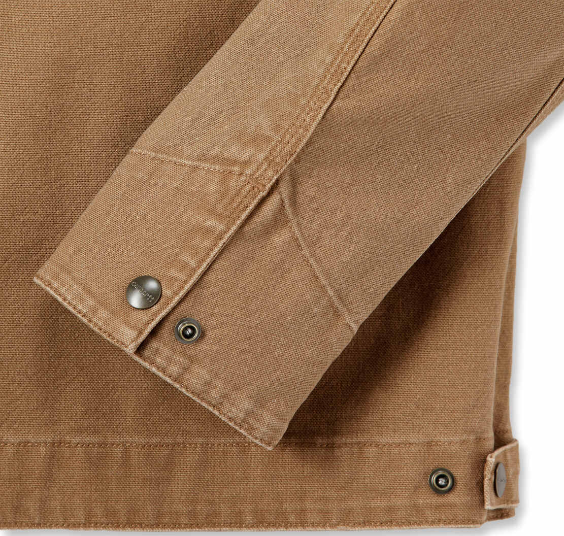 Carhartt Rugged Flex Relaxed Fit Duck Detroit Jacket light brown L Figure 3