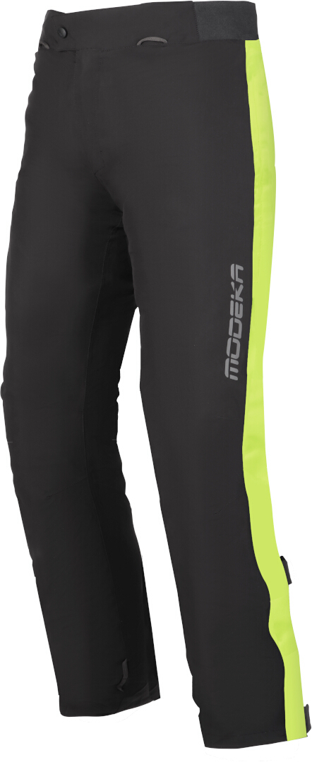 Modeka Hydroflex Motorcycle Rain Pants black/neon L Figure 1