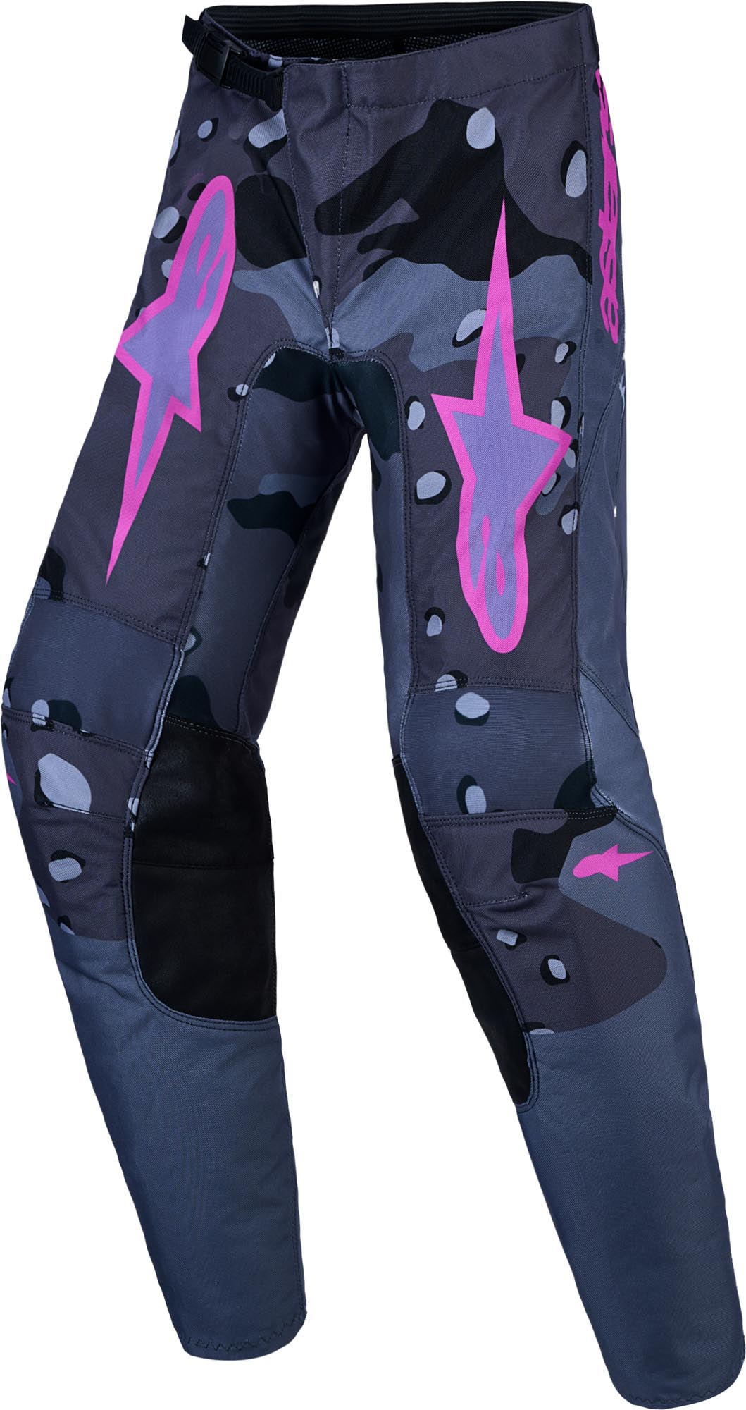 Alpinestars Fluid Lone Ungdoms motocrossbukser grå/lilla 24 Figur 1