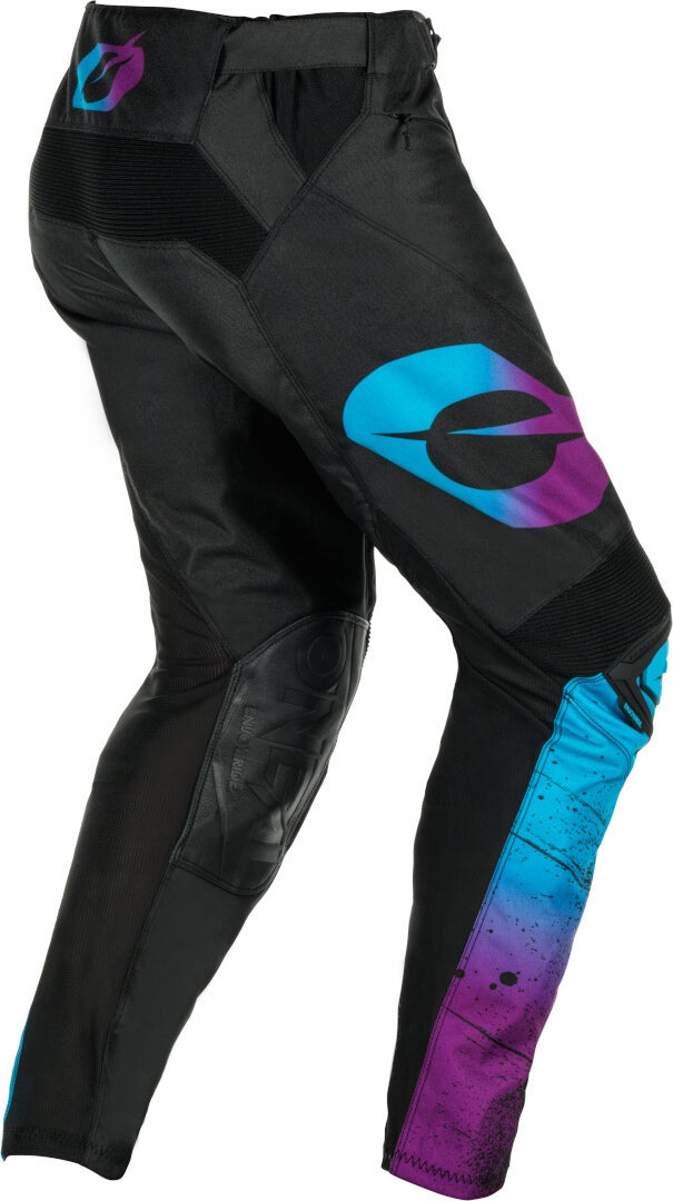 Oneal Mayhem Scarz Motocross bukser sort/blå/lilla 32 Figur 2