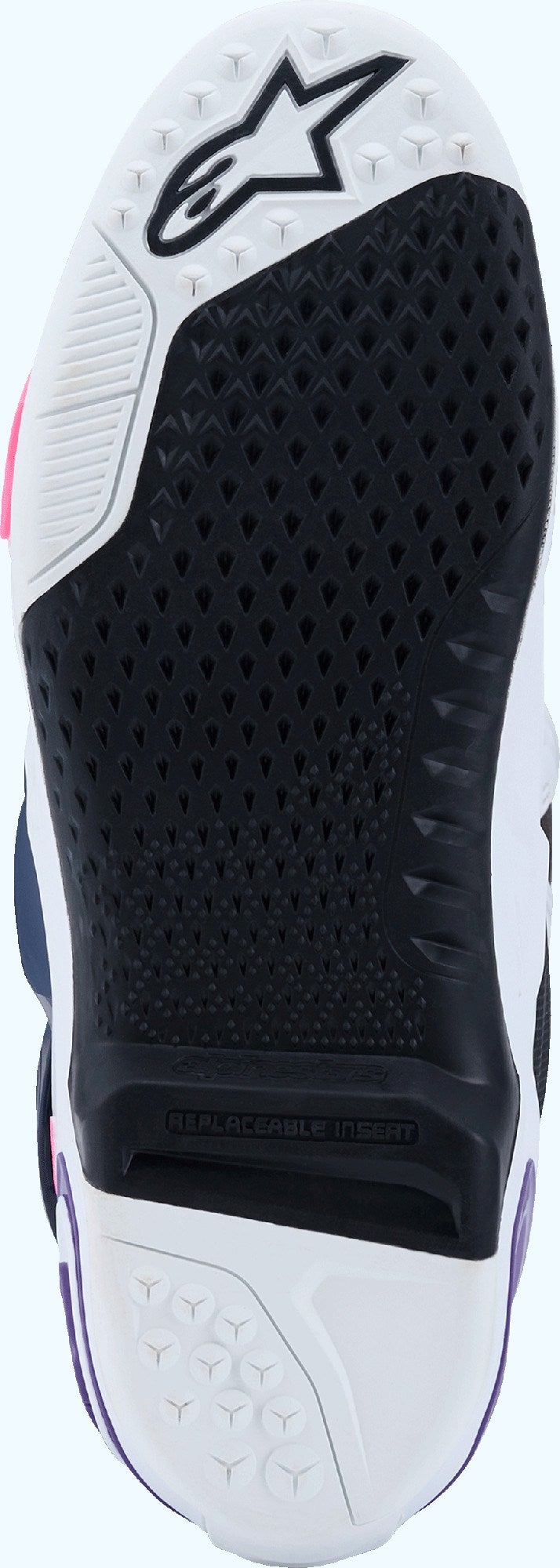 Alpinestars Tech 10 Motorcross laarzen 2026 wit/paars/blauw/roze 12 Figuur 3