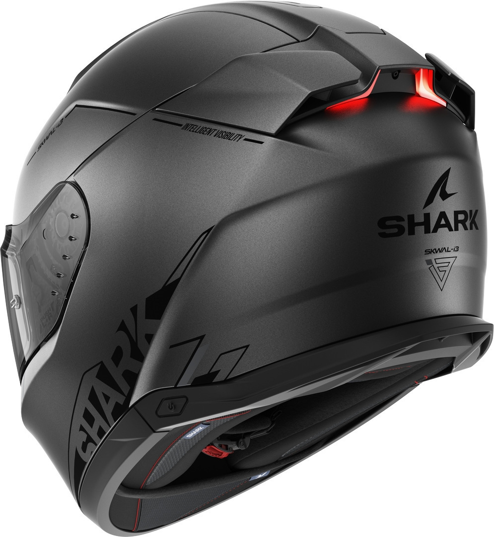 Shark Skwal i3 Blank SP Hełm Antracyt matowy//srebrny S (55/56) Rysunek 3