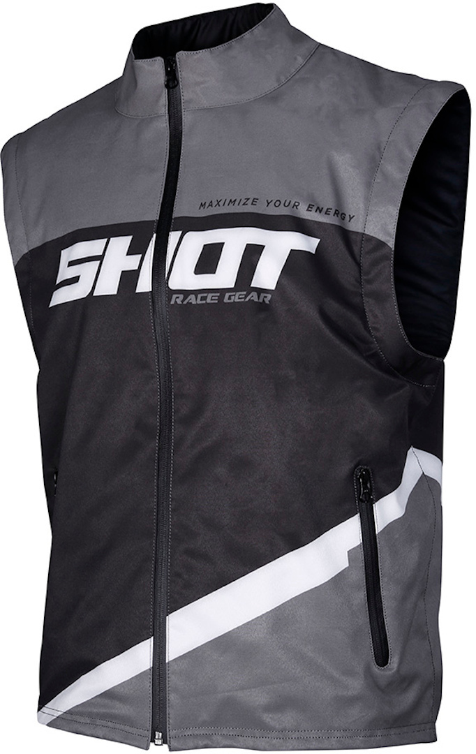 Shot Bodywarmer Lite Motocross väst grå/svart 3XL Figur 1