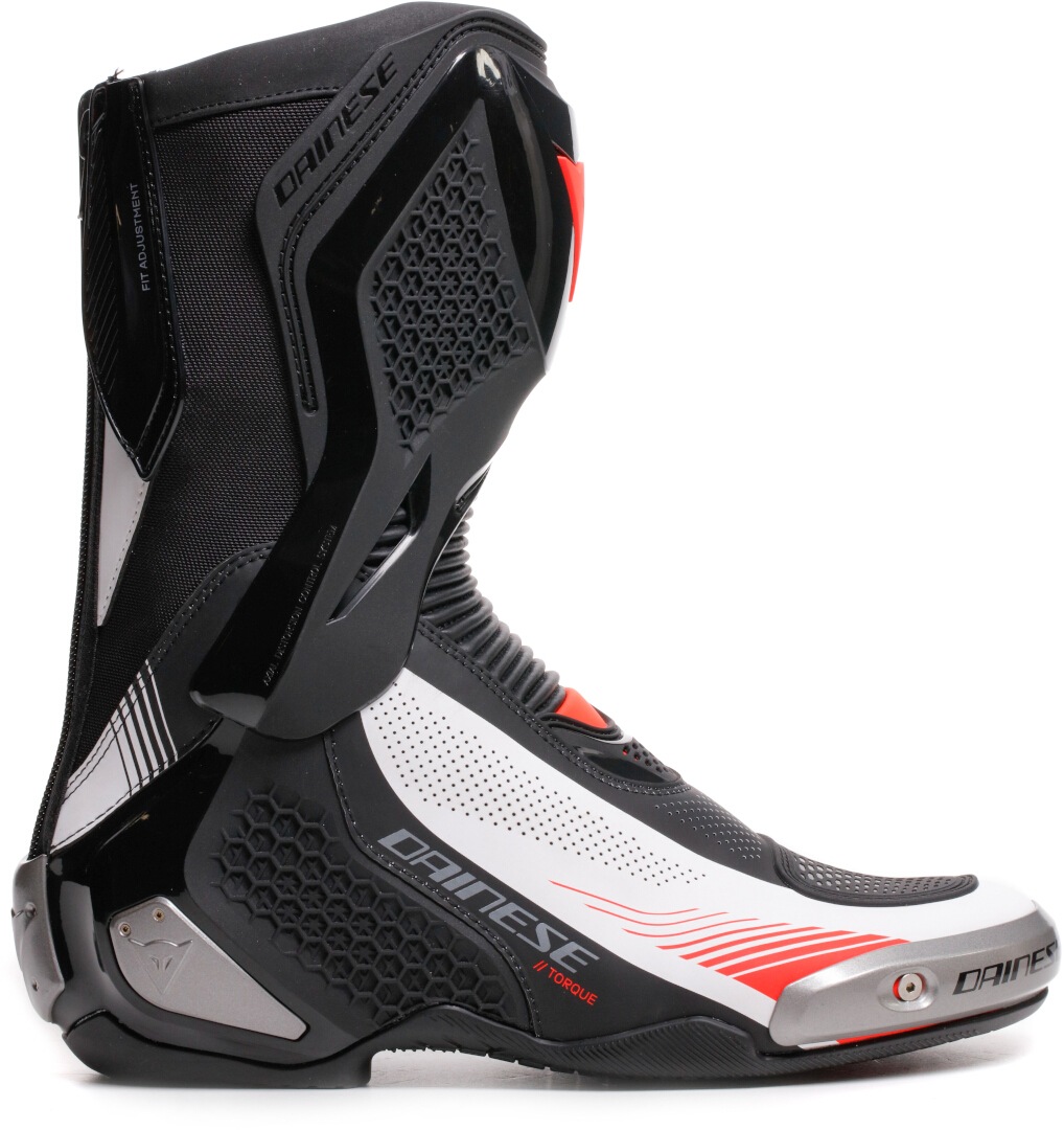 Dainese Torque 4 Air 2.0 Motorfietslaarzen zwart/wit/rood 46 Figuur 2