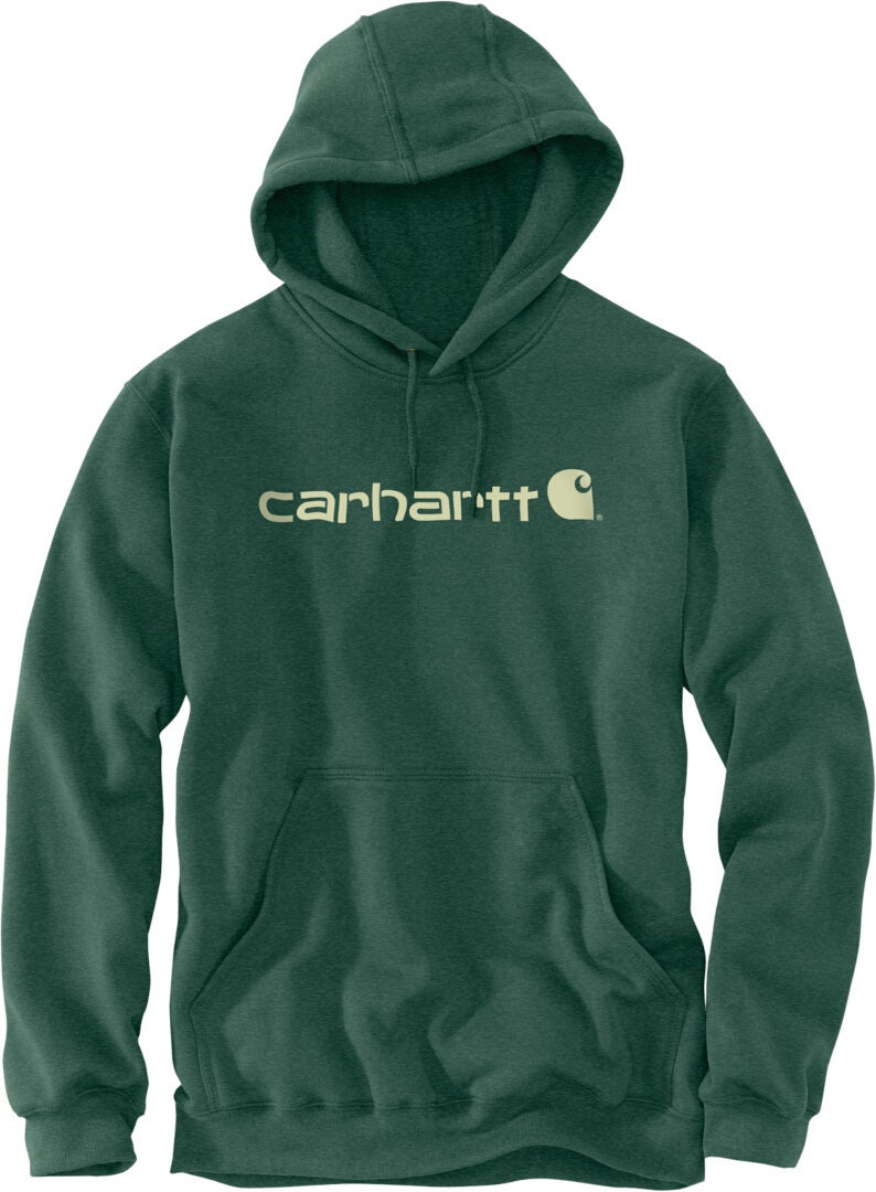 Carhartt Signature Logo Midweight Capuche Vert foncé L Figure 1