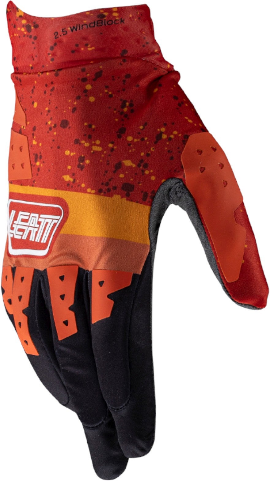 Leatt Men's Red/Yellow 2.5 Windblock Motocross Gloves