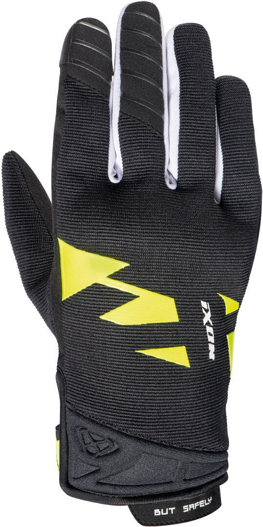 Ixon MS Fever Motorcykelhandsker sort/hvid/neongul M Figur 1