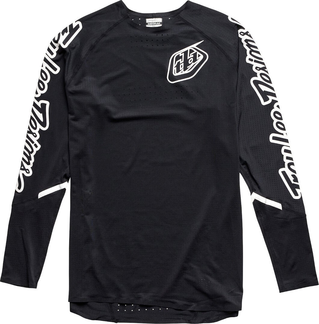 Troy Lee Designs Sprint Ultra Mono Cykeltrøje Sort L Figur 1