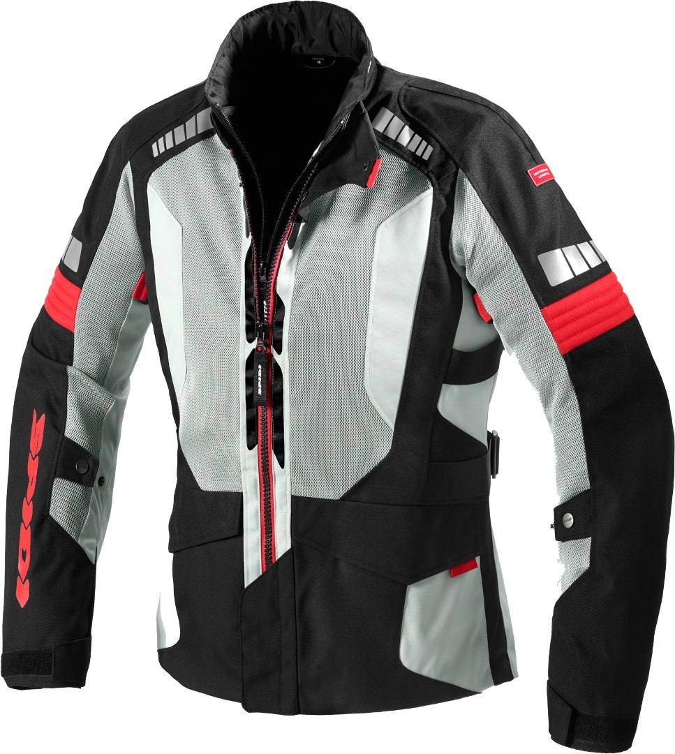 Spidi Terranet Motorcykel Textil Jacka svart/grå/röd L Figur 1