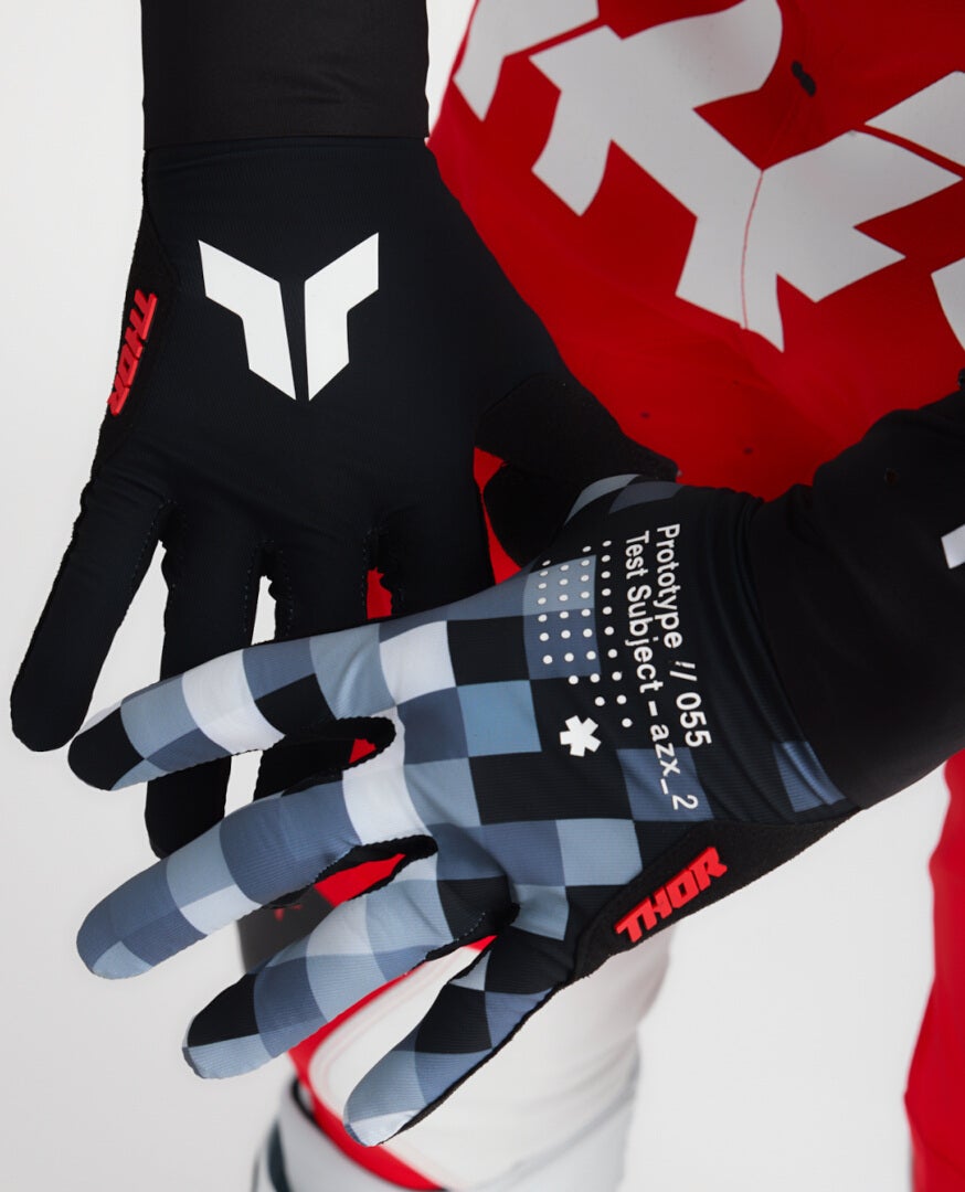 Thor Sportmode Riot Motocross handsker Sort/hvid L Figur 5