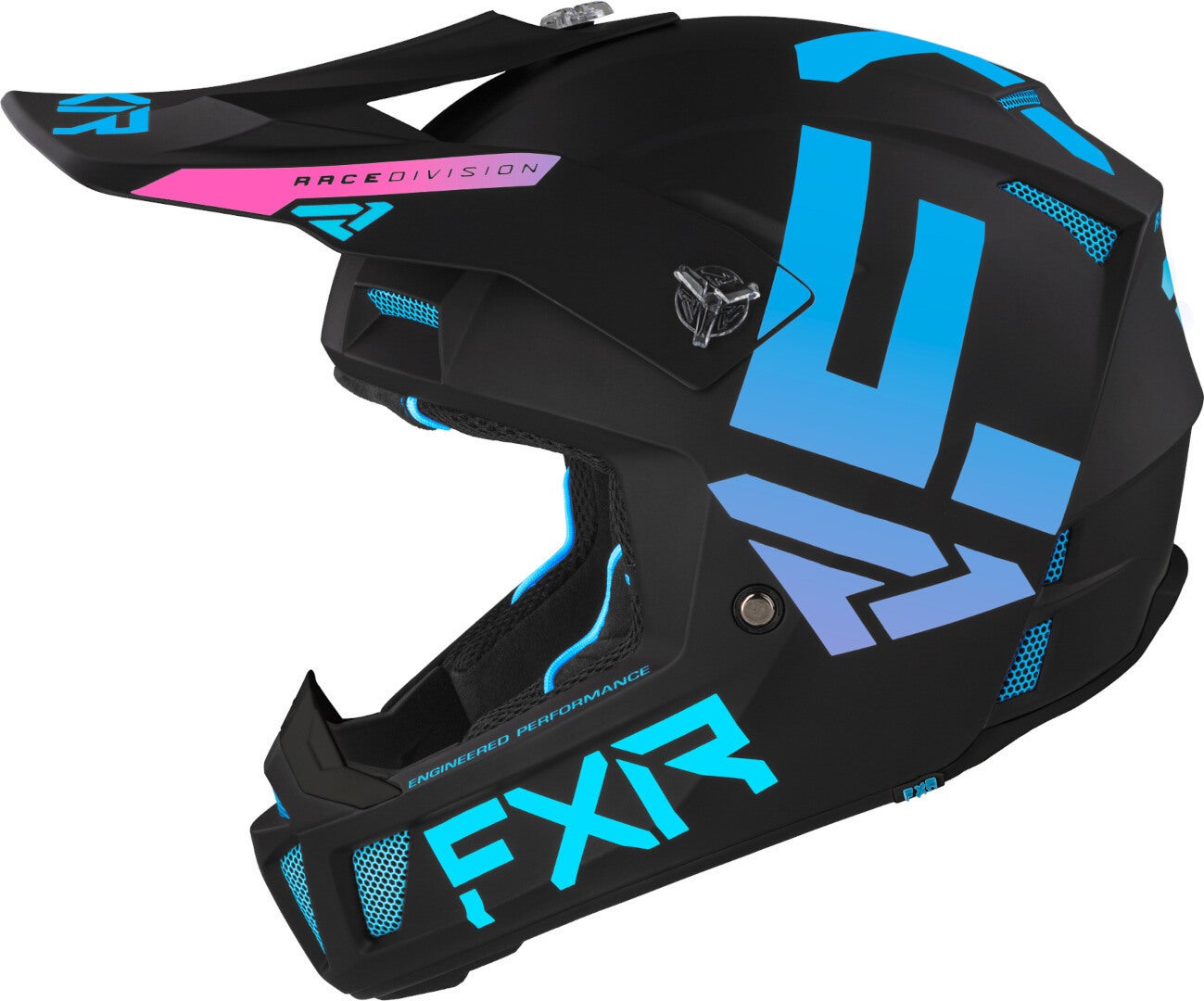 FXR Clutch CX MX Gear Motocross Helmet blue/black XL (61/62) Figure 2