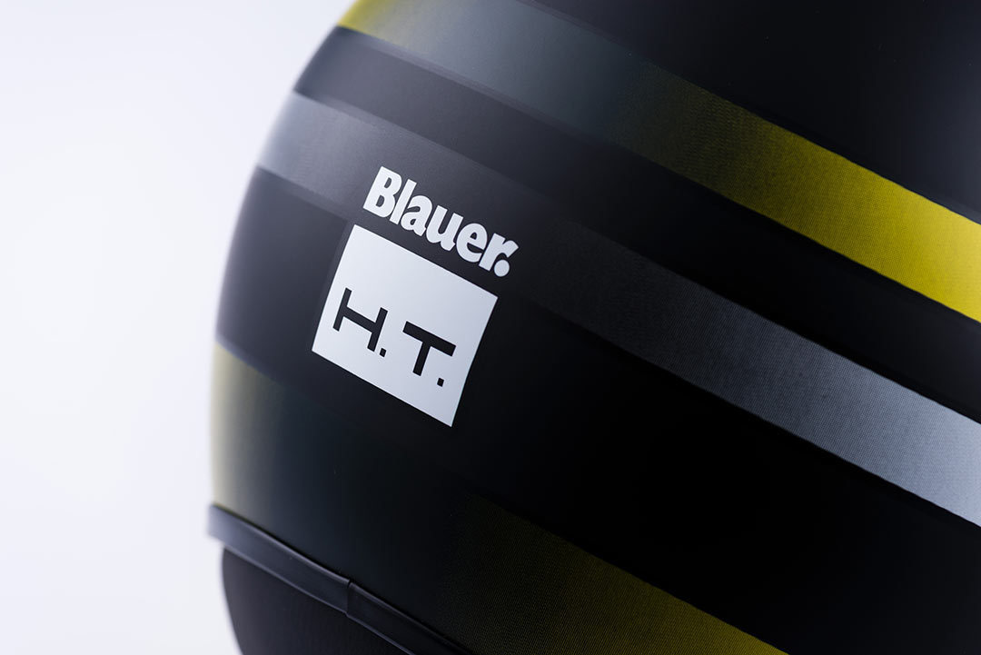 Blauer POD Stripes Capacete a jato preto/amarelo L (59/60) Figura 3