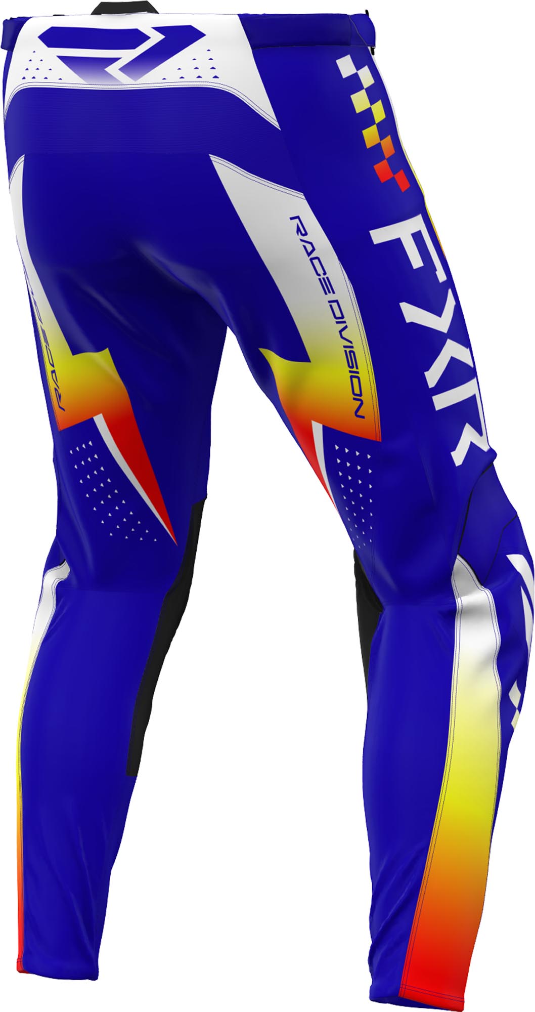 FXR Clutch Pro Motocross Pants blue/yellow/red 34 Figure 2