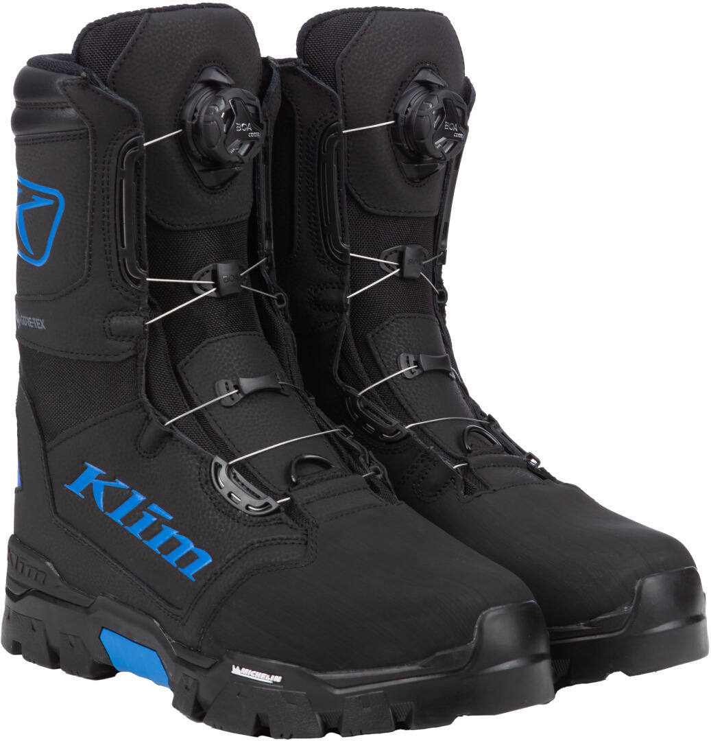Klim Klutch GTX BOA Cizme pentru snowmobile Negru/Albastru 7 Figura 1