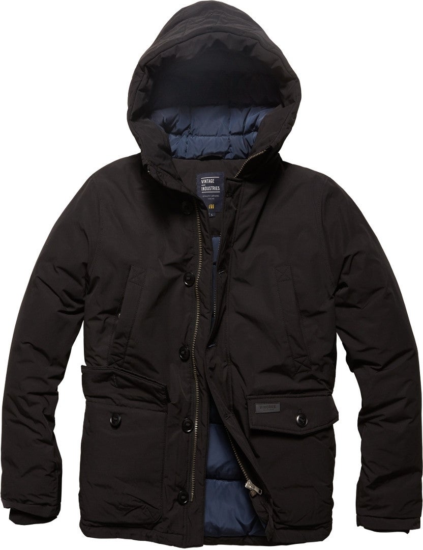 Vintage Industries Hawker Parka Sort XL Figur 1