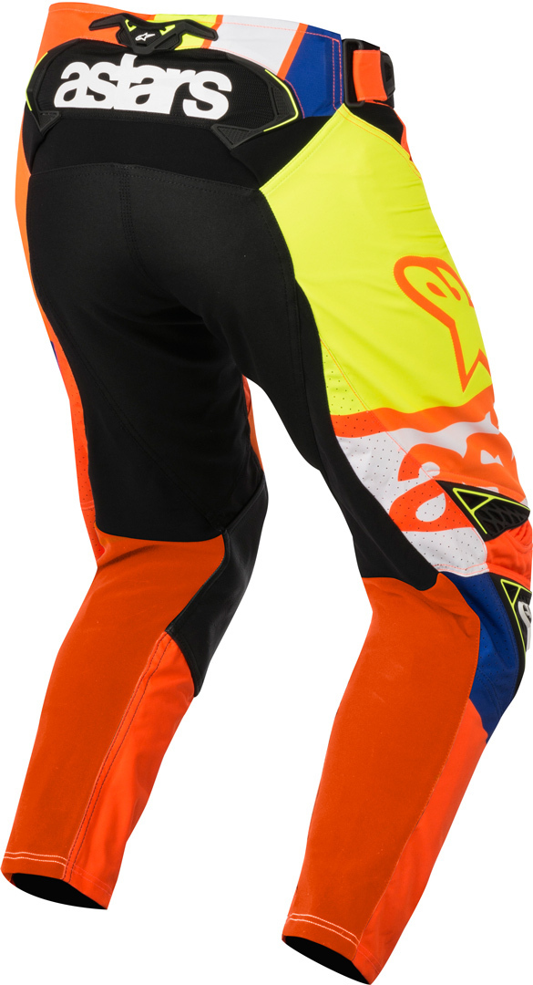 Alpinestars Techstar Factory 2018 Pantaloni de motocross Portocaliu/Negru 30 Figura 2