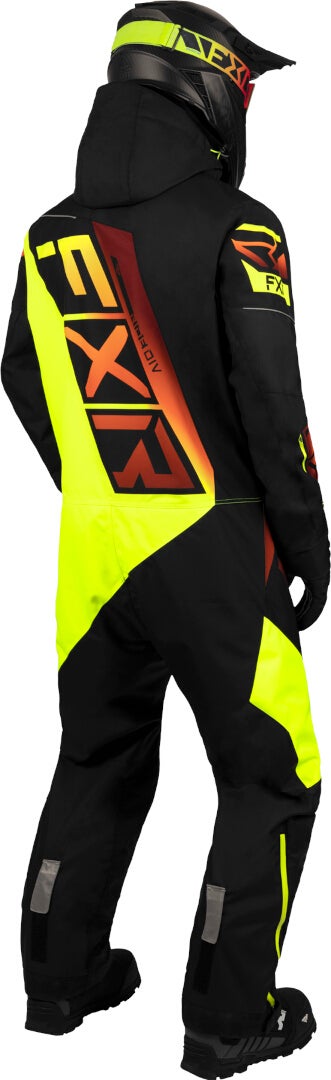 FXR CX Lite 2023 One Piece Snowmobile Suit black/yellow 3XL Figure 2