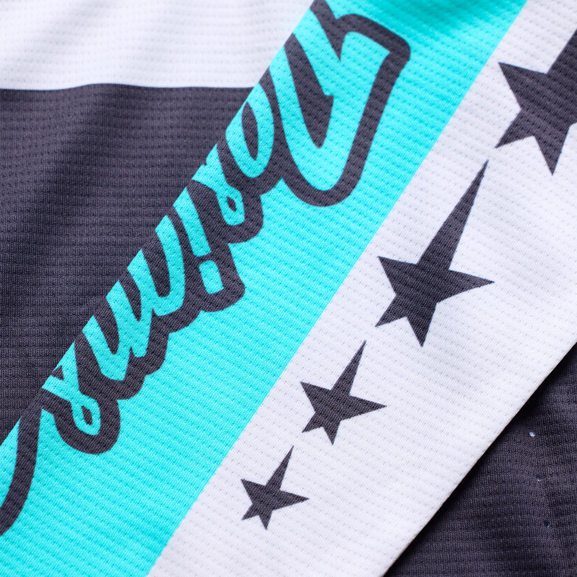 Side view of Troy Lee Designs Sprint Pro YO Moto Youth Bicycle Jersey