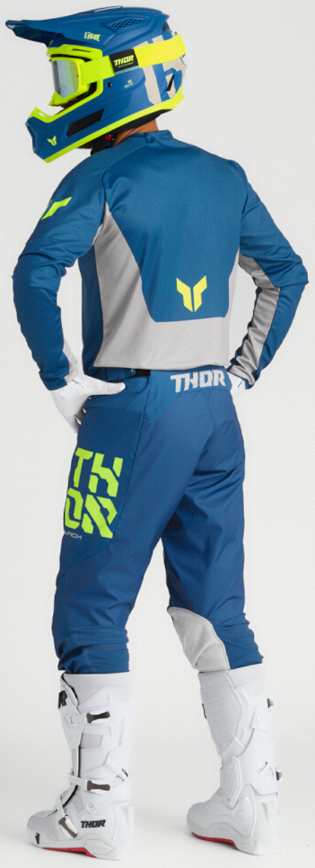 Thor Launchmode Forge Motocross Jersey blue/grey 3XL Figure 7